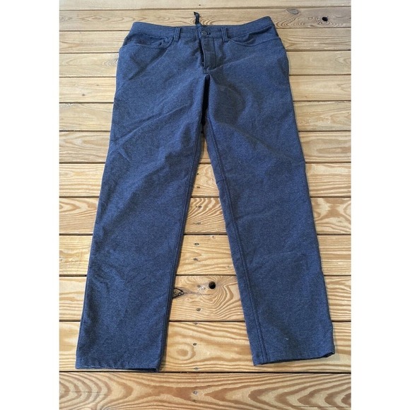 Lululemon ABC Chino Pants Slim Fit Size 32 Men’s Gray - Picture 1 of 8